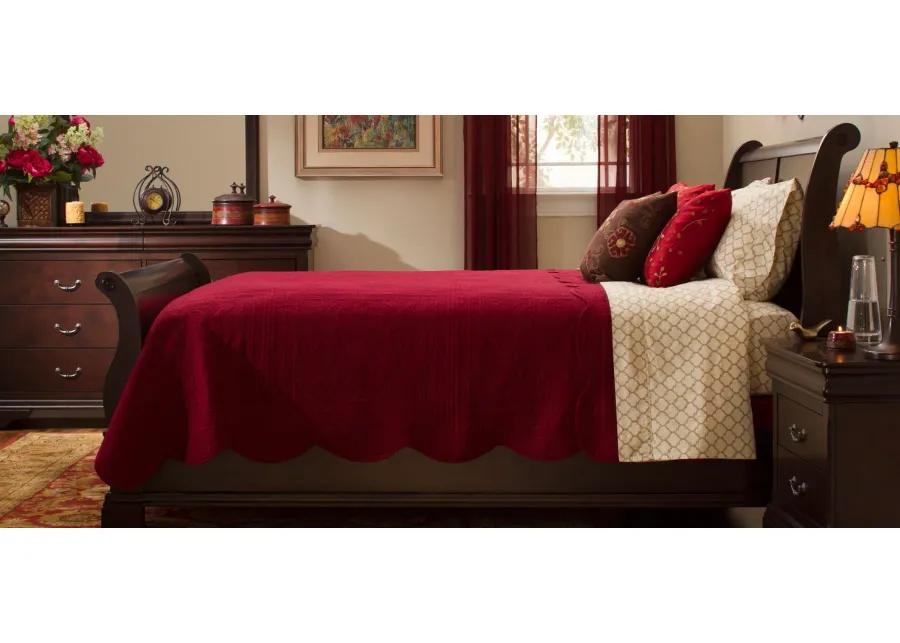 Charleston 4-pc. Bedroom Set in Cherry by Bellanest