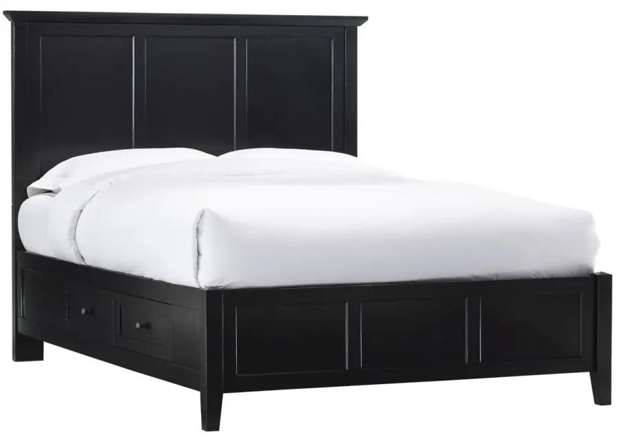 Tompkins 4-pc. Storage Bedroom Set in Black by Bellanest