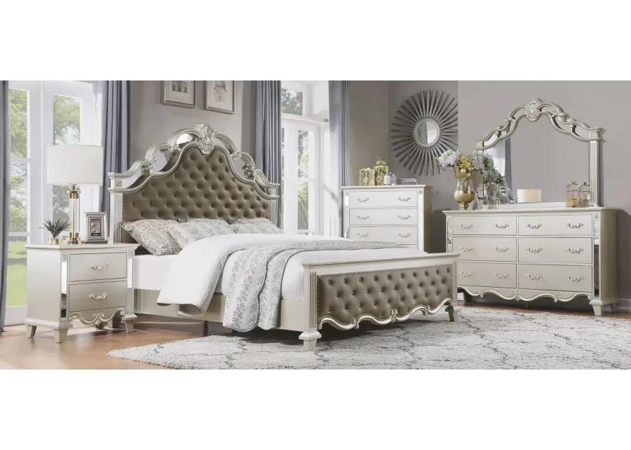 Motsinger Bed in Champagne by Homelegance