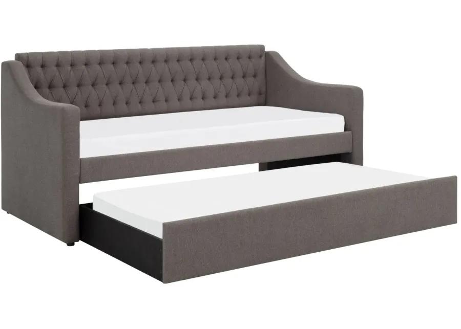 Daphne Daybed With Trundle in Gray by Bellanest
