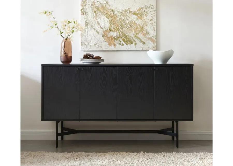 Richmond Buffet Table in Black Grain by Hudson & Canal