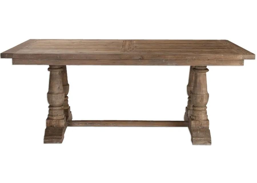 Stratford Dining Table in Gray by Uttermost