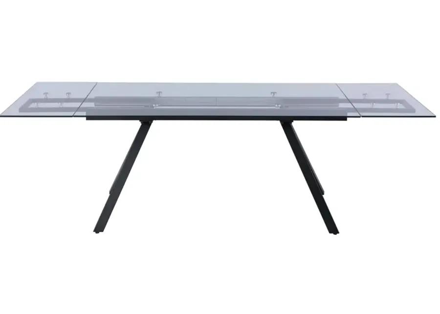 Aida Dining Table in Black by Chintaly Imports