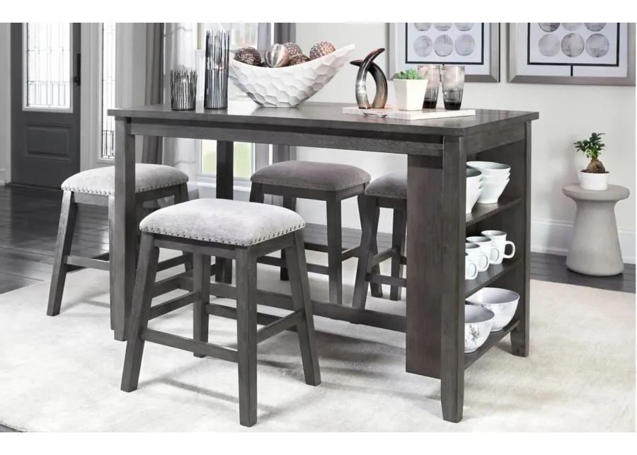 Napa Counter-Height Table in Gray by Bellanest