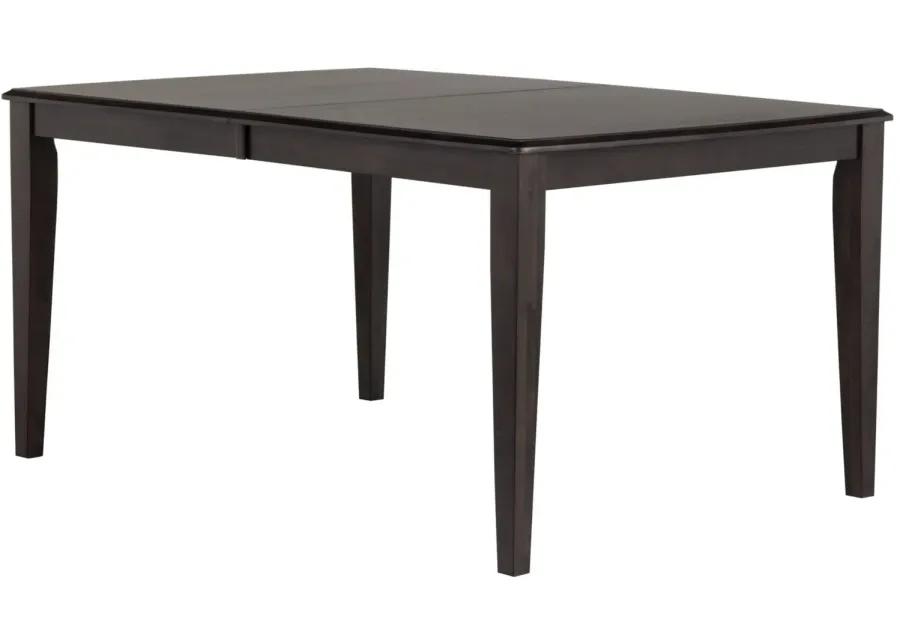 Bristol Point Dining Table w/ Butterfly Leaf in Warm Grey by A-America