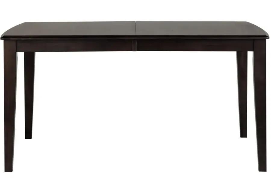 Bristol Point Dining Table w/ Butterfly Leaf in Warm Grey by A-America