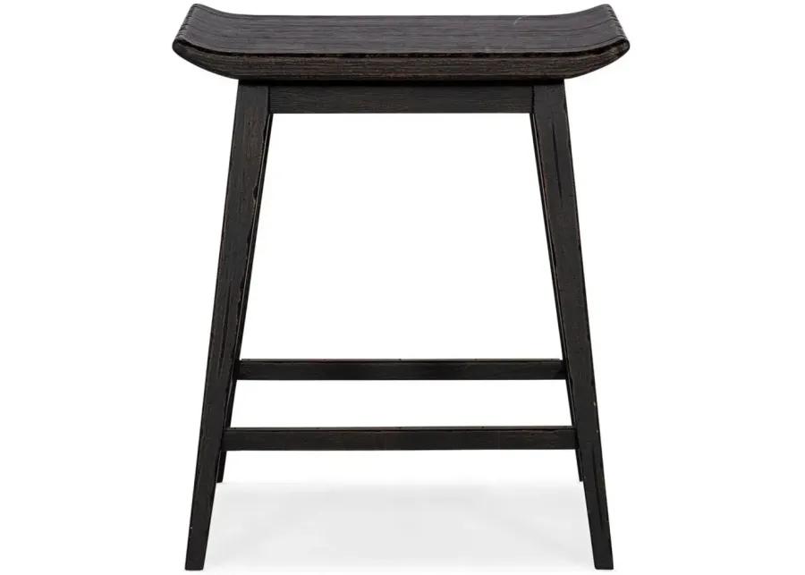 Commerce & Market Stool in Black wood by Hooker Furniture