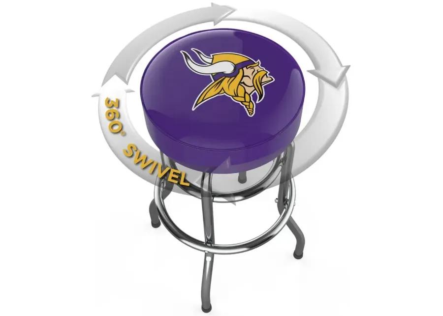 NFL Backless Swivel Bar Stool in Minnesota Vikings by Imperial International