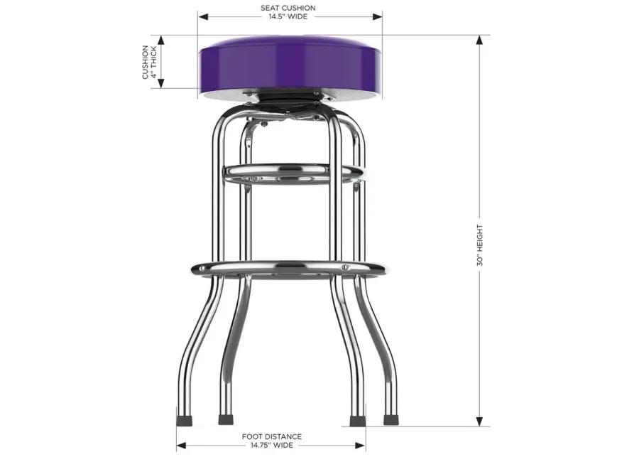 NFL Backless Swivel Bar Stool in Minnesota Vikings by Imperial International