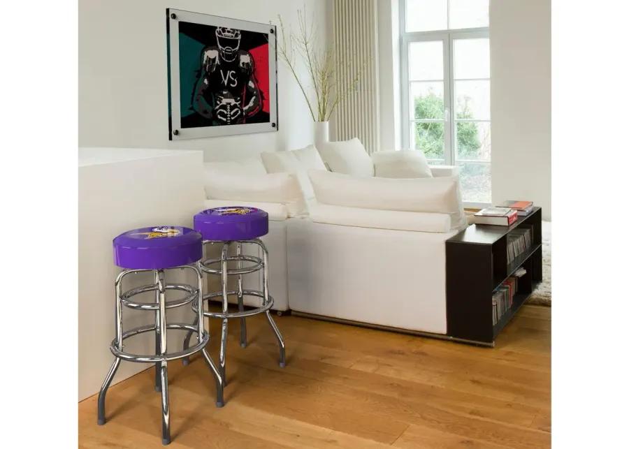 NFL Backless Swivel Bar Stool in Minnesota Vikings by Imperial International