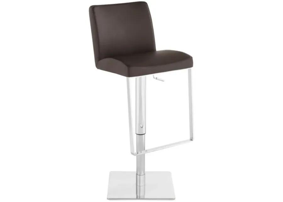 Matteo Adjustable Stool in BROWN by Nuevo