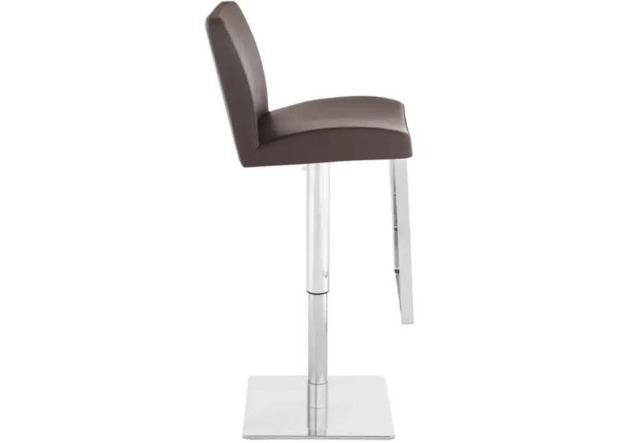 Matteo Adjustable Stool in BROWN by Nuevo