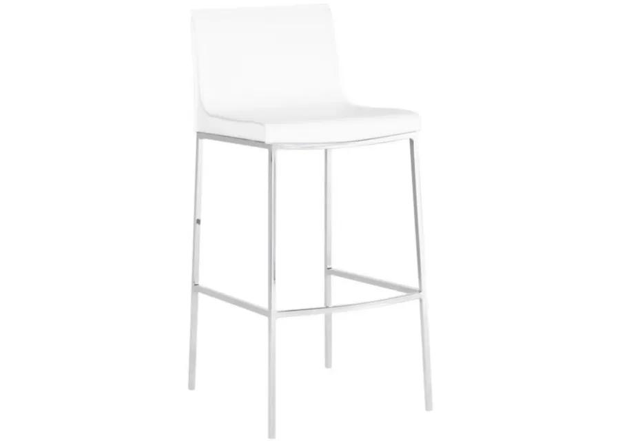 Colter Counter Stool in WHITE by Nuevo