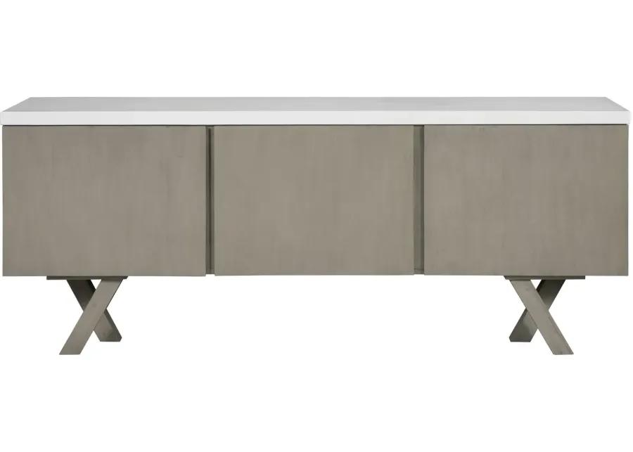 Mills Sideboard in Gray by Unique Furniture