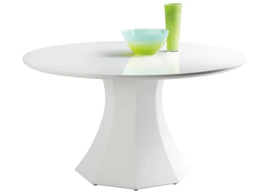 Sanara 55" Dining Table in White by Sunpan