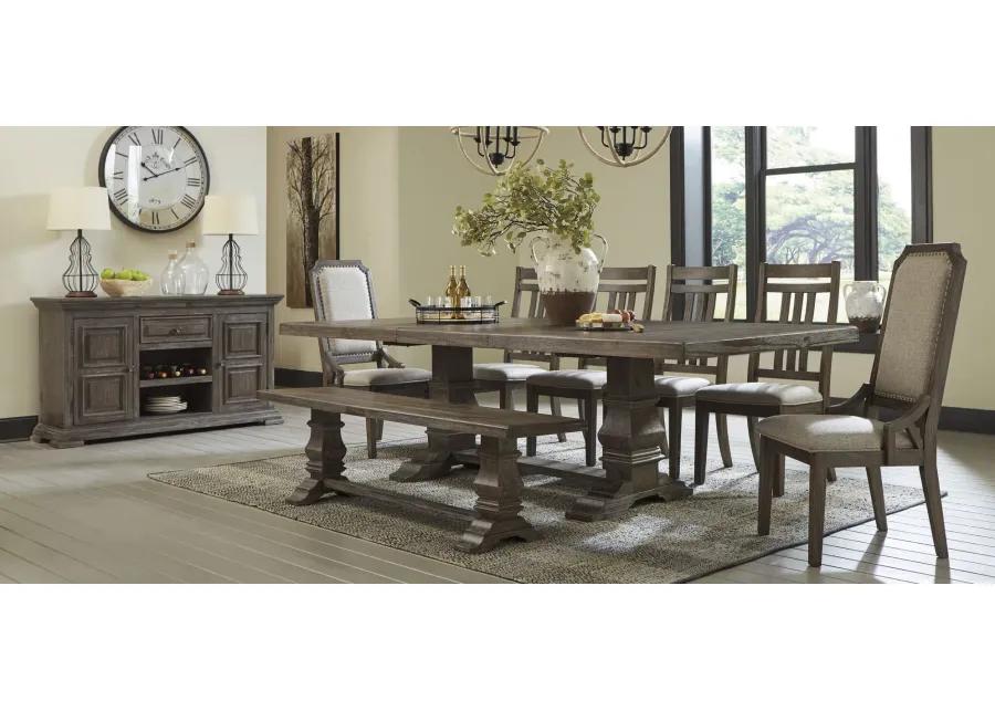 Wyndahl Dining Table in Rustic Brown by Ashley Furniture