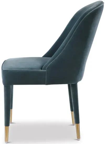 Brie Blue Armless Chair