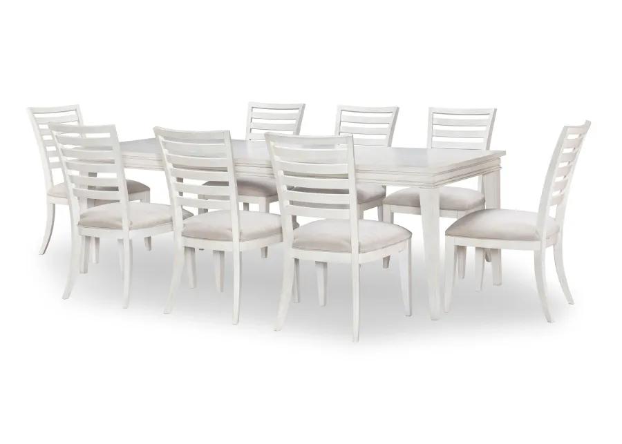 Egret Dining Table - Sand Dollar White