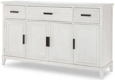 Egret Credenza - Sand Dollar White