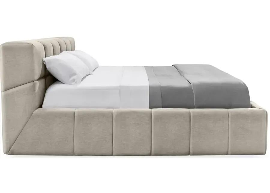 Bailey Queen Bed - Sand