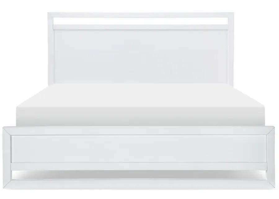 Siesta Key King Panel Bed - Polar White