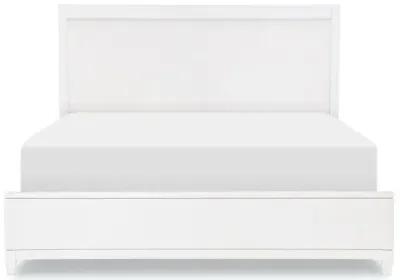 Siesta Key Upholstered King Bed - Polar White