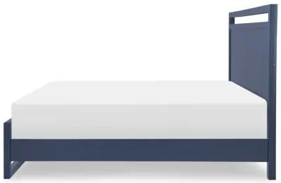 Siesta Key King Panel Bed - Navy Blue