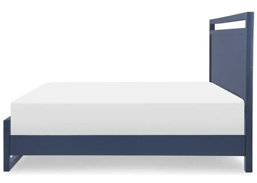 Siesta Key Queen Panel Bed - Navy Blue