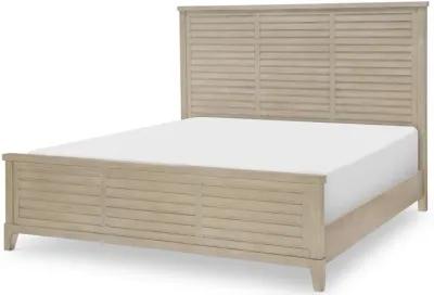 Egret King Panel Bed