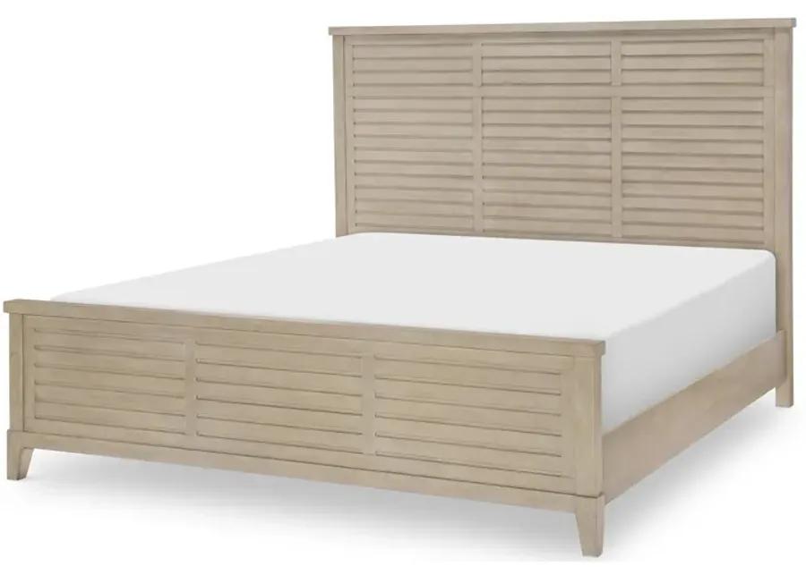 Egret Queen Panel Bed