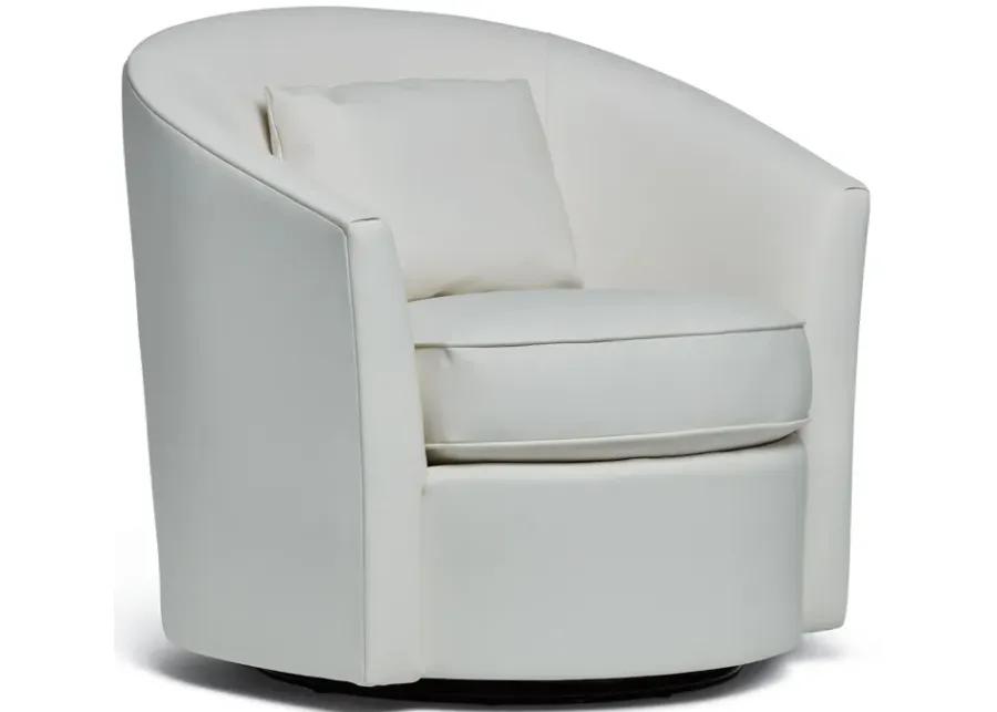 Albion Leather Swivel Chair