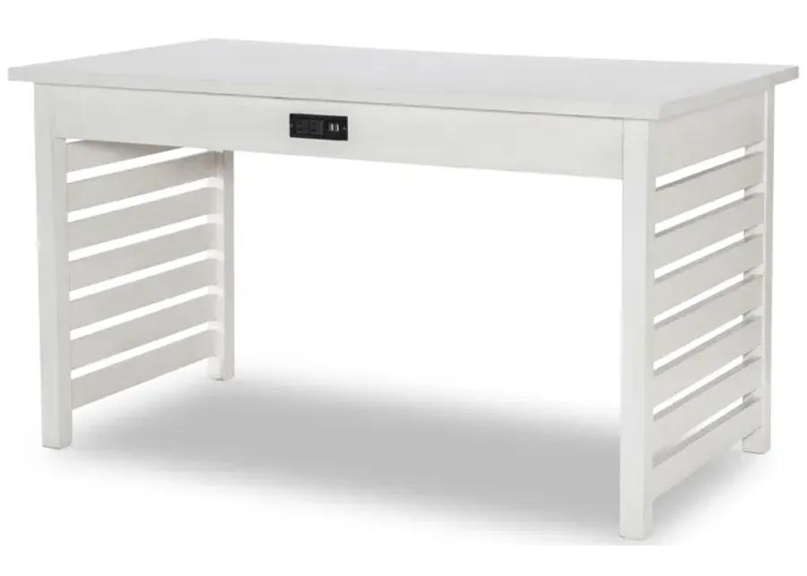 Egret Writing Desk - Sand Dollar White