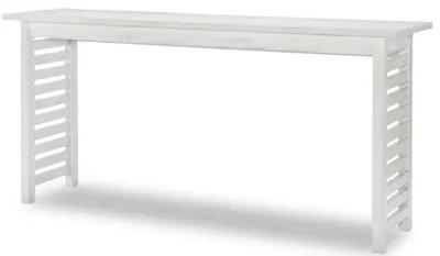 Egret Console Table - Sand Dollar White