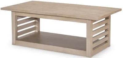 Egret Rectangle Cocktail Table - Soft Sand