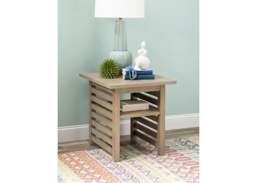 Egret End Table - Soft Sand