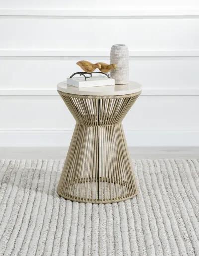 Bali Round Rope End Table