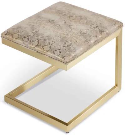 Joss Brass Ottoman