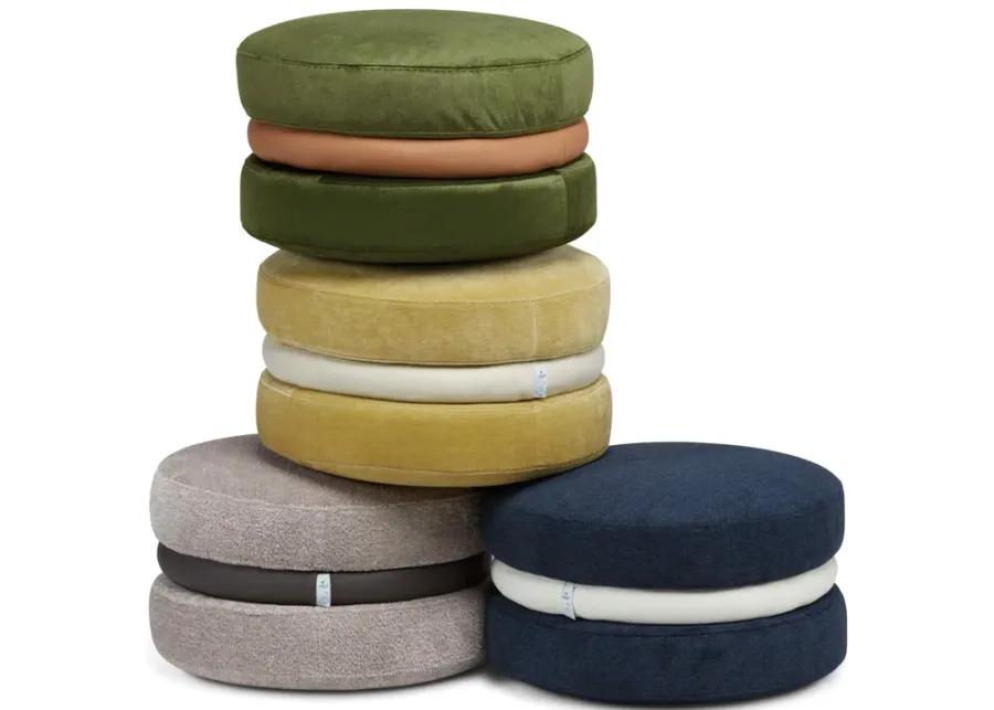 Macaron Pouf Cuscino - Grey