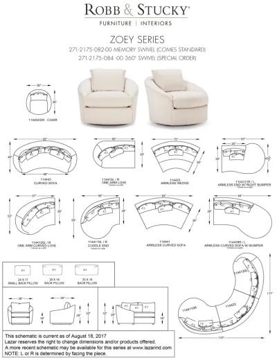 Zoey Swivel Chair