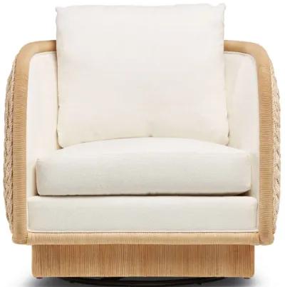 Coastal Braided Swivel Chair