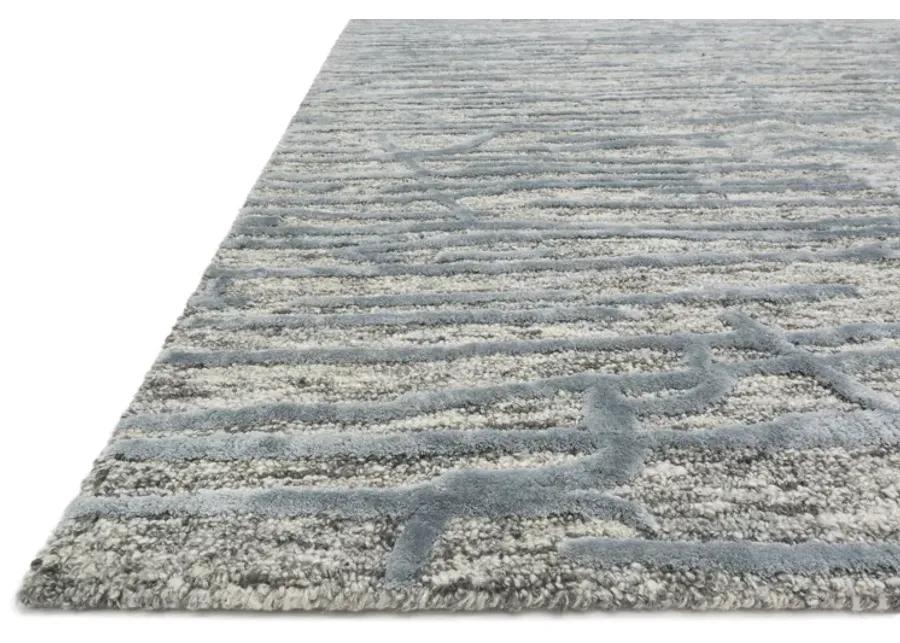 7'9"X9'9" Juneau Grey/BLue Rug