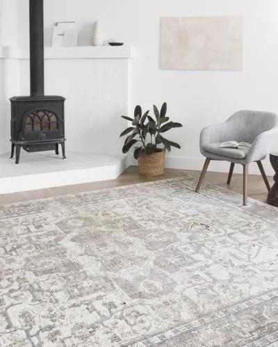 7'10"X10'6" Dante Ivory/Stone Rug