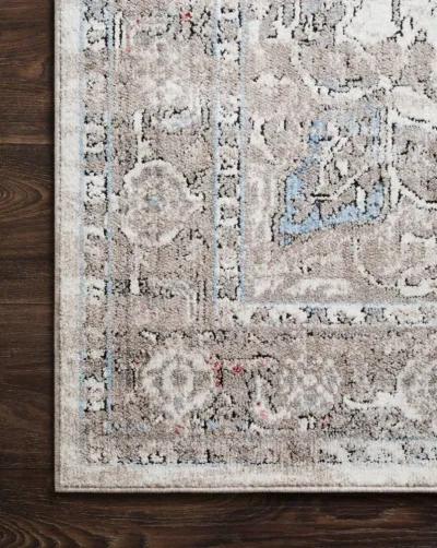 7'10"X10'6" Dante Ivory/Stone Rug