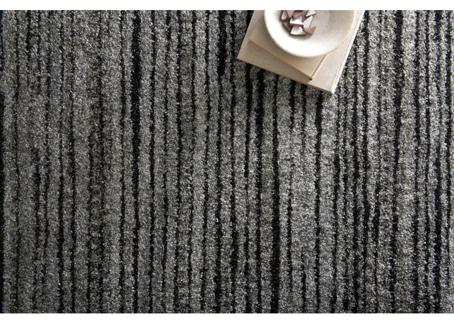 7'7" X 10'6" Emory Grey/Black Rug