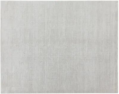 8' X 10' White/Beige Handmade Rug