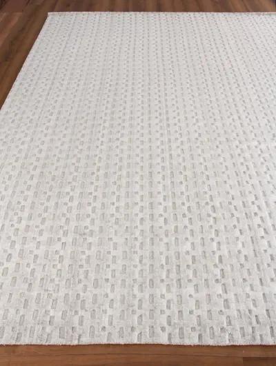 8' X 10' Ivory Hand Made Rug