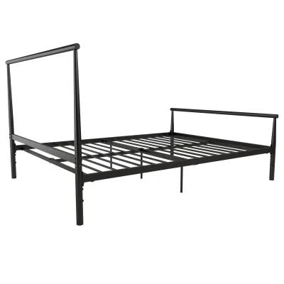 Calixa Modern Metal Bed with Multiple Height Adjustment Options