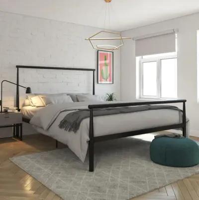 Calixa Modern Metal Bed with Multiple Height Adjustment Options