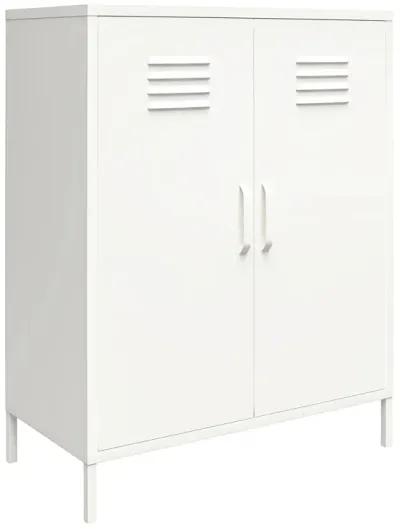 Shadwick 2 Door Metal Locker Style Accent Storage Cabinet