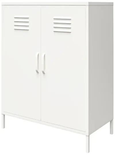 Shadwick 2 Door Metal Locker Style Accent Storage Cabinet